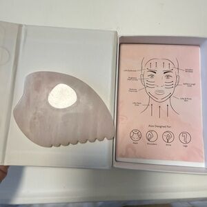 New— Angel Brazilian rose, quartz GUA SHA beauty tool. Face